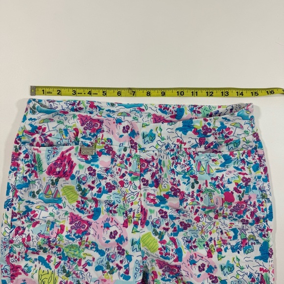 Lulu B Pull On 10” Printed Shorts Size 12 Resort - Picture 7 of 7